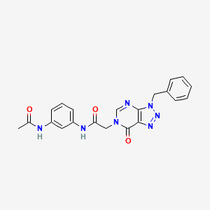 N-(3-acetamidophenyl)-2-(3-benzyl-7-oxo-3H-[1,2,3]triazolo[4,5-d]pyrimidin-6(7H)-yl)acetamide
