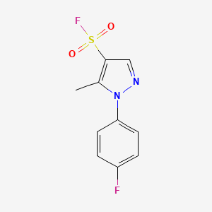 1-(4-Fluorophenyl)-5-methylpyrazole-4-sulfonyl fluoride