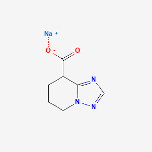 molecular formula C7H8N3NaO2 B2921829 sodium 5H,6H,7H,8H-[1,2,4]triazolo[1,5-a]pyridine-8-carboxylate CAS No. 2089277-38-1