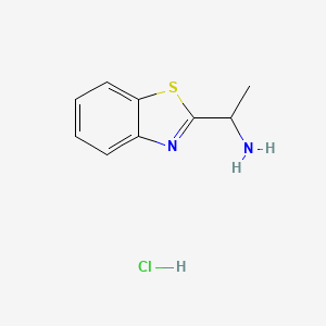 B2921851 1-Benzothiazol-2-YL-ethylamine hydrochloride CAS No. 1158794-11-6; 177407-14-6
