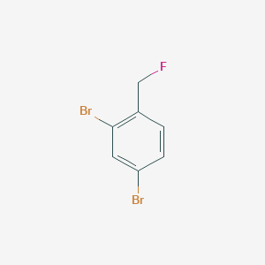 molecular formula C7H5Br2F B2921869 2,4-Dibromobenzyl fluoride CAS No. 1780254-42-3