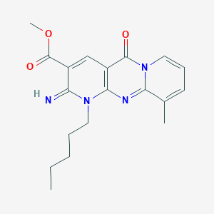 methyl 2-imino-10-methyl-5-oxo-1-pentyl-1,5-dihydro-2H-dipyrido[1,2-a:2',3'-d]pyrimidine-3-carboxylate
