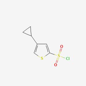 4-Cyclopropylthiophene-2-sulfonyl chloride