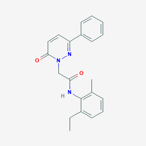 N-(2-ethyl-6-methylphenyl)-2-(6-oxo-3-phenylpyridazin-1(6H)-yl)acetamide