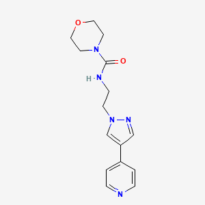 N-{2-[4-(pyridin-4-yl)-1H-pyrazol-1-yl]ethyl}morpholine-4-carboxamide