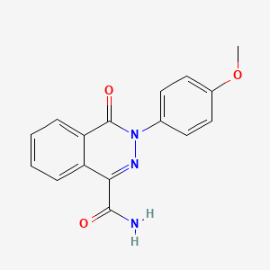 3-(4-Methoxyphenyl)-4-oxo-3,4-dihydro-1-phthalazinecarboxamide