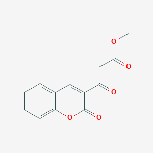 molecular formula C13H10O5 B2921970 methyl 3-oxo-3-(2-oxo-2H-chromen-3-yl)propanoate CAS No. 221214-24-0