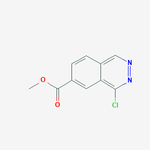 molecular formula C10H7ClN2O2 B2921978 Methyl 4-chlorophthalazine-6-carboxylate CAS No. 1446407-53-9