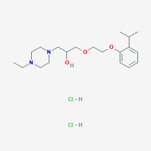 1-(4-Ethylpiperazin-1-yl)-3-(2-(2-isopropylphenoxy)ethoxy)propan-2-ol dihydrochloride