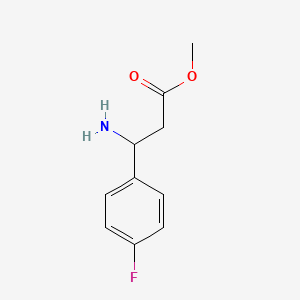 molecular formula C10H12FNO2 B2921999 Methyl 3-amino-3-(4-fluorophenyl)propanoate CAS No. 181519-32-4