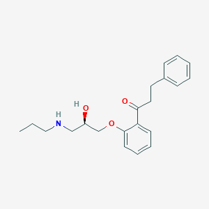 molecular formula C21H27NO3 B029220 (R)-Propafenone CAS No. 107381-31-7