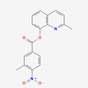 (2-Methylquinolin-8-yl) 3-methyl-4-nitrobenzoate