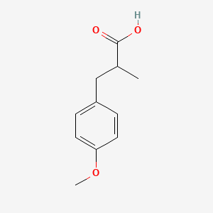 molecular formula C11H14O3 B2922255 3-(4-Methoxyphenyl)-2-methylpropanoic acid CAS No. 52427-11-9