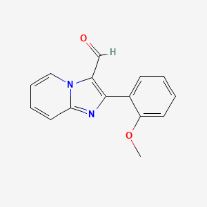 B2922298 2-(2-Methoxyphenyl)imidazo[1,2-a]pyridine-3-carbaldehyde CAS No. 898389-32-7