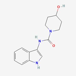 4-hydroxy-N-(1H-indol-3-yl)piperidine-1-carboxamide