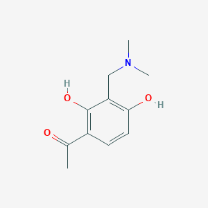 B2922325 1-{3-[(Dimethylamino)methyl]-2,4-dihydroxyphenyl}-1-ethanone CAS No. 924868-94-0