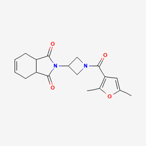 2-(1-(2,5-dimethylfuran-3-carbonyl)azetidin-3-yl)-3a,4,7,7a-tetrahydro-1H-isoindole-1,3(2H)-dione