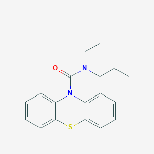 molecular formula C19H22N2OS B2922587 N,N-dipropyl-10H-phenothiazine-10-carboxamide CAS No. 81225-62-9
