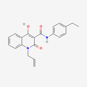 1-allyl-N-(4-ethylphenyl)-4-hydroxy-2-oxo-1,2-dihydroquinoline-3-carboxamide