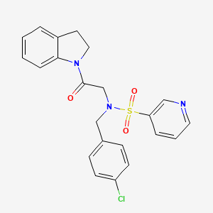 molecular formula C22H20ClN3O3S B2922627 IXA6 