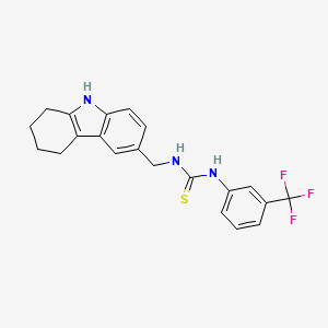 1-(6,7,8,9-tetrahydro-5H-carbazol-3-ylmethyl)-3-[3-(trifluoromethyl)phenyl]thiourea