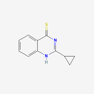 molecular formula C11H10N2S B2922701 2-Cyclopropylquinazoline-4-thiol CAS No. 604754-96-3