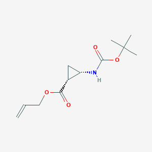rel-(1R,2S)-Allyl 2-((tert-butoxycarbonyl)amino)cyclopropanecarboxylate