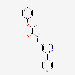 N-([2,4'-bipyridin]-4-ylmethyl)-2-phenoxypropanamide