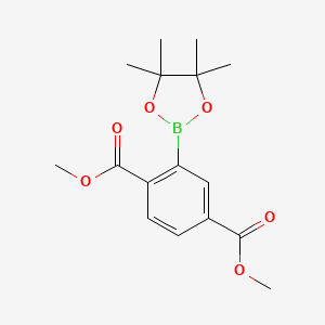 Dimethyl 2-(4,4,5,5-tetramethyl-1,3,2-dioxaborolan-2-YL)terephthalate