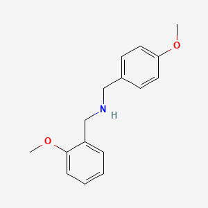molecular formula C16H19NO2 B2922735 (4-Methoxy-benzyl)-(2-methoxy-benzyl)-amine CAS No. 355382-27-3