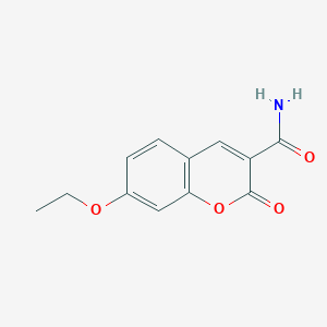molecular formula C12H11NO4 B2922736 7-ethoxy-2-oxo-2H-chromene-3-carboxamide CAS No. 312607-62-8
