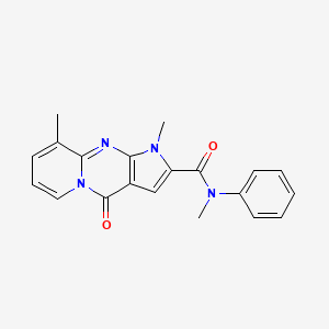 N,1,9-trimethyl-4-oxo-N-phenyl-1,4-dihydropyrido[1,2-a]pyrrolo[2,3-d]pyrimidine-2-carboxamide