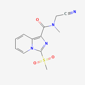 N-(cyanomethyl)-3-methanesulfonyl-N-methylimidazo[1,5-a]pyridine-1-carboxamide