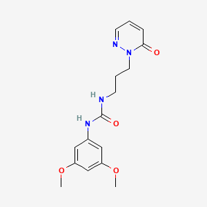 1-(3,5-dimethoxyphenyl)-3-(3-(6-oxopyridazin-1(6H)-yl)propyl)urea