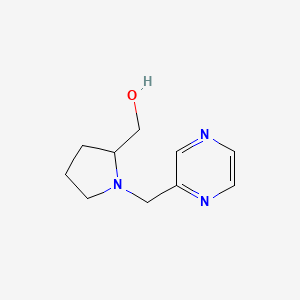 molecular formula C10H15N3O B2922869 (1-(Pyrazin-2-ylmethyl)pyrrolidin-2-yl)methanol CAS No. 1250143-64-6