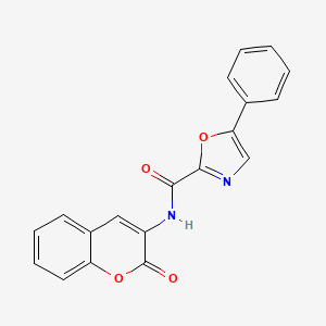 molecular formula C19H12N2O4 B2922872 N-(2-oxo-2H-chromen-3-yl)-5-phenyloxazole-2-carboxamide CAS No. 1795412-96-2