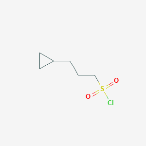 molecular formula C6H11ClO2S B2922897 3-Cyclopropylpropane-1-sulfonyl chloride CAS No. 1211584-08-5