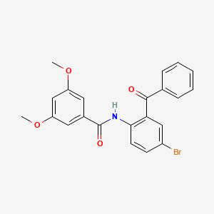 N-(2-benzoyl-4-bromophenyl)-3,5-dimethoxybenzamide