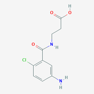 N-[(5-amino-2-chlorophenyl)carbonyl]-beta-alanine