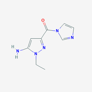1-ethyl-3-(1H-imidazol-1-ylcarbonyl)-1H-pyrazol-5-amine