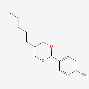 2-(4-Bromophenyl)-5-pentyl-1,3-dioxane
