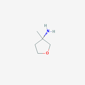 molecular formula C5H11NO B2923107 3-Amino-3-methyl-tetrahydrofuran CAS No. 1158760-25-8