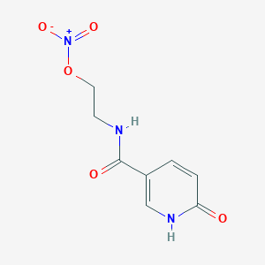molecular formula C8H9N3O5 B029233 6-Hydroxy Nicorandil CAS No. 113743-17-2