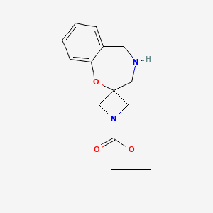 Tert-butyl spiro[4,5-dihydro-3H-1,4-benzoxazepine-2,3'-azetidine]-1'-carboxylate