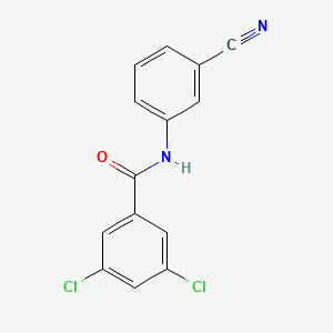 3,5-dichloro-N-(3-cyanophenyl)benzamide