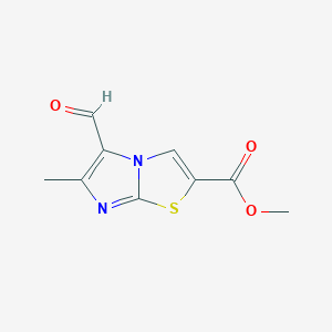 Methyl 5-formyl-6-methylimidazo[2,1-b][1,3]thiazole-2-carboxylate