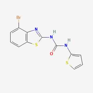 1-(4-Bromobenzo[d]thiazol-2-yl)-3-(thiophen-2-yl)urea