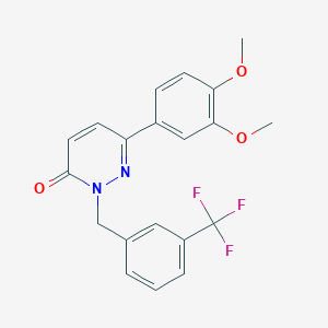 6-(3,4-dimethoxyphenyl)-2-(3-(trifluoromethyl)benzyl)pyridazin-3(2H)-one