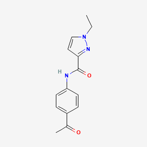 N-(4-acetylphenyl)-1-ethyl-1H-pyrazole-3-carboxamide