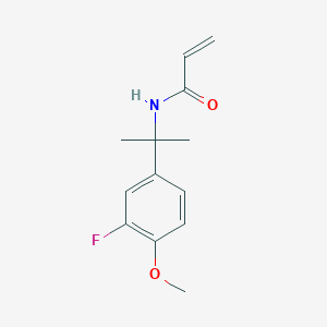 molecular formula C13H16FNO2 B2923367 N-[2-(3-Fluoro-4-methoxyphenyl)propan-2-yl]prop-2-enamide CAS No. 2361641-17-8